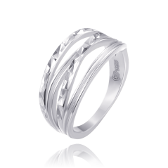 MINET Broušený stříbrný prsten vel. 62