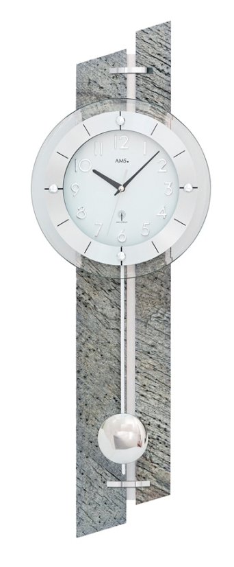 Kyvadlové nástenné hodiny 5306 AMS riadené rádiovým signálom 71cm Kyvadlové nástenné hodiny 5306 AMS riadené rádiovým signálom 71cm