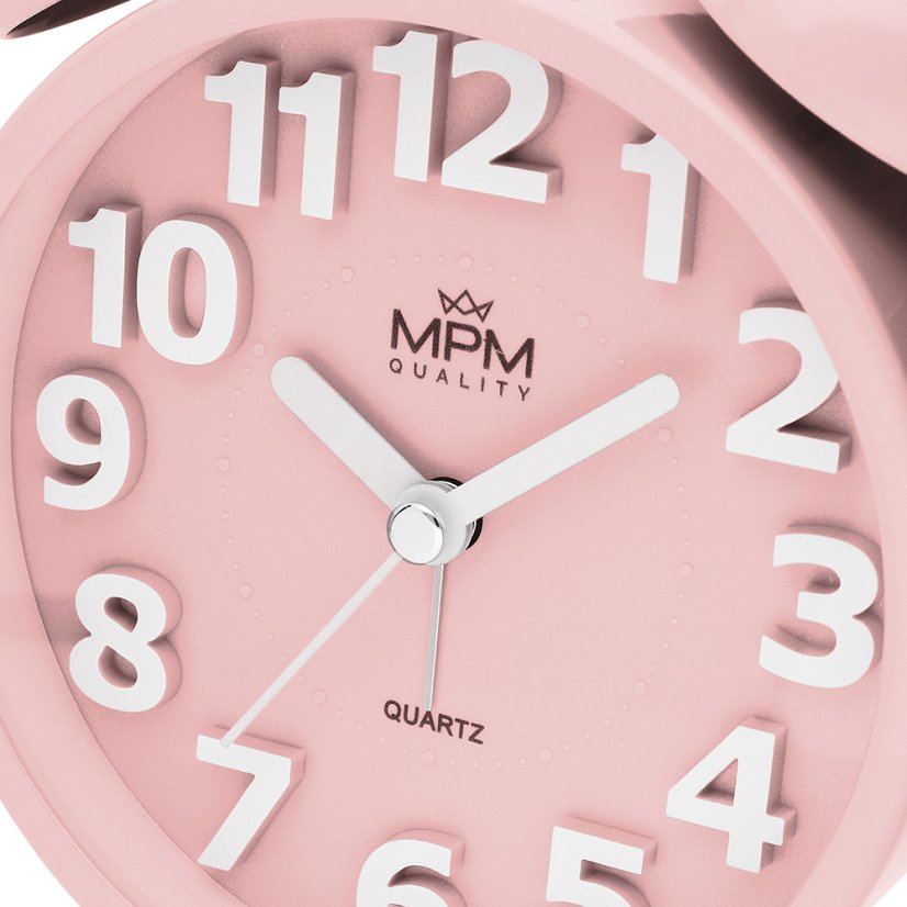 Budík s tichým chodem MPM C01.4056.21