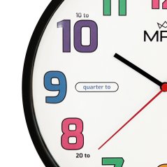 Detské nástenné hodiny s tichým chodom MPM Areti - E01M.4271.90