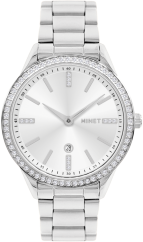 MINET Stříbrné dámské hodinky AVENUE