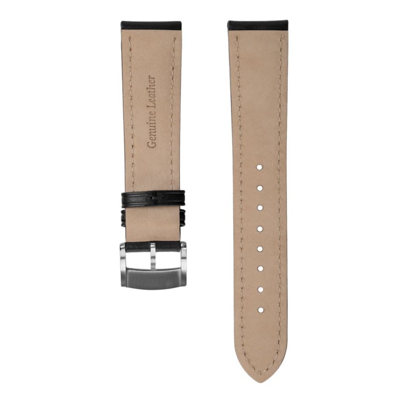 Kožený řemínek na hodinky PRIM RB.15903 (22 mm) - černý - RB.15903.2220.9090.L1