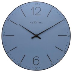 Dizajnové nástenné hodiny 3159bl Nextime Index Dome 35cm