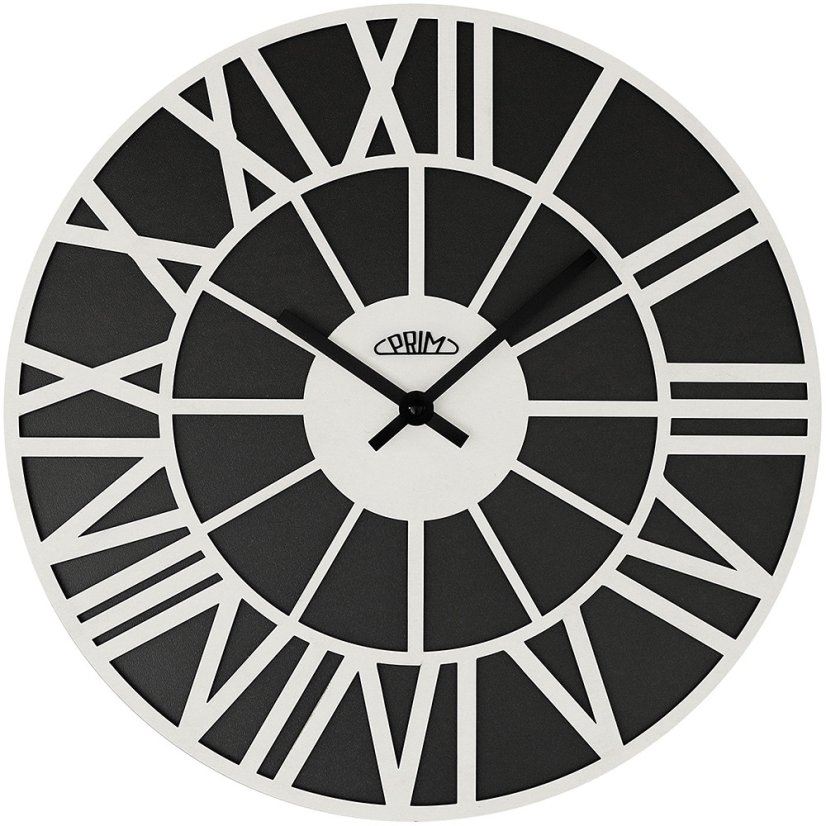 Drevené hodiny s tichým chodom PRIM Glamorous Rome - B - E07P.4243.9000