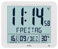 Digitální rádiem řízené hodiny AMS 5886