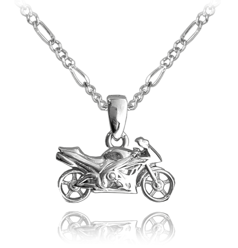 MINET Stříbrný náhrdelník motorka MINET Stříbrný náhrdelník motorka