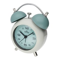 Designový kovový budík s klasickým mechanickým zvoněním MPM Kitty - B - C01.4433.31