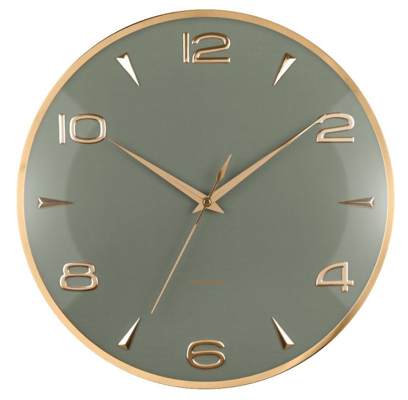 Dizajnové nástenné hodiny 6017GR Karlsson 40cm