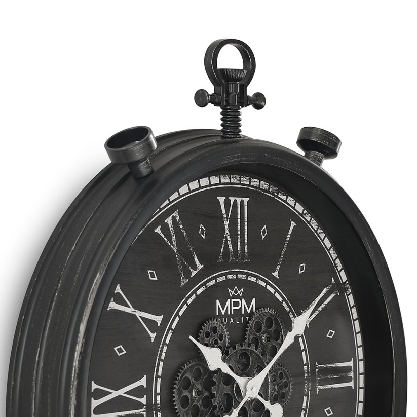 Nástenné hodiny s tichým chodom MPM Vintage Timekeeper - E01.4326.90