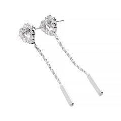 Stříbrné visací náušnice 8251 - SER.8251