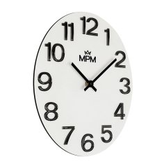 Nástenné hodiny s tichým chodom MPM Timber Simplicity - C - E07M.4222.0090