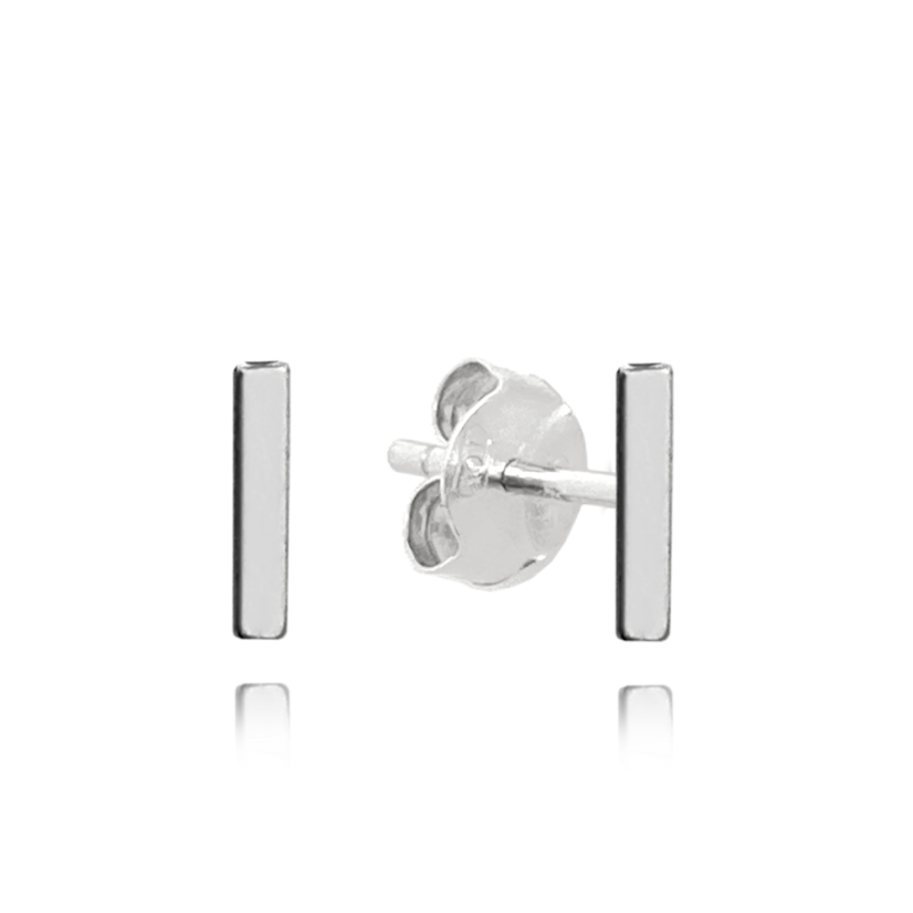 MINET Strieborné náušnice písmeno "I" MINET Strieborné náušnice písmeno "I"