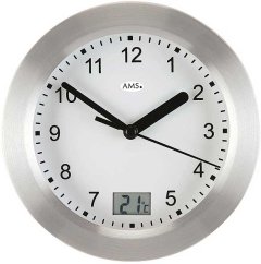 Kúpeľňové vlhkotesné hodiny AMS 9223