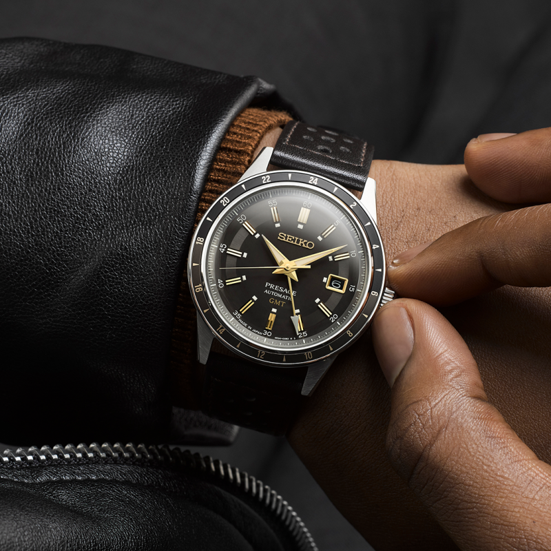 Seiko SSK013J1 Presage 'Fume' Styl 60. Road Trip GMT