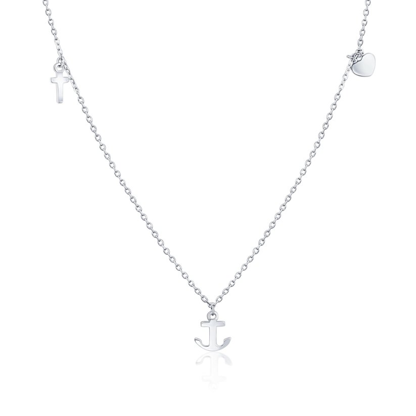 Stříbrný náhrdelník JVD SVLN0334XH20000