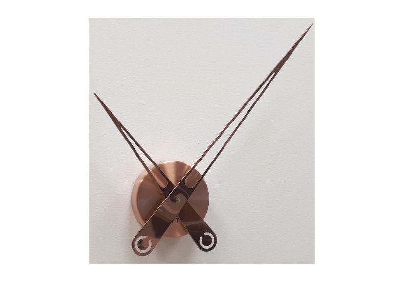 Dizajnové nástenné hodiny Future Time FT9650CO Hands copper 60cm