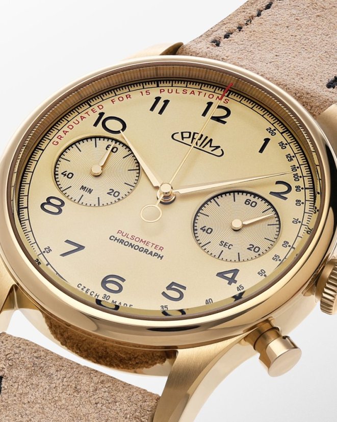 Prim Janský Pulsometer Chronograph 39 - E - W03P.13283.E