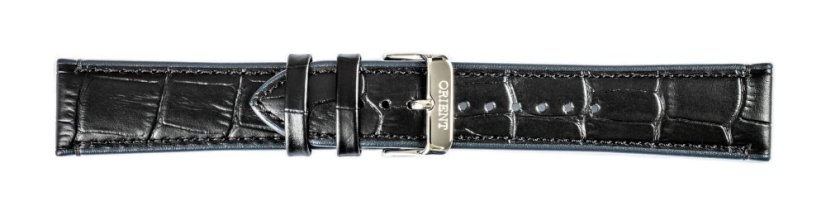 Kožený remienok Orient UDFGGSB 22mm (pre modely FAC08, SAC08), čierny