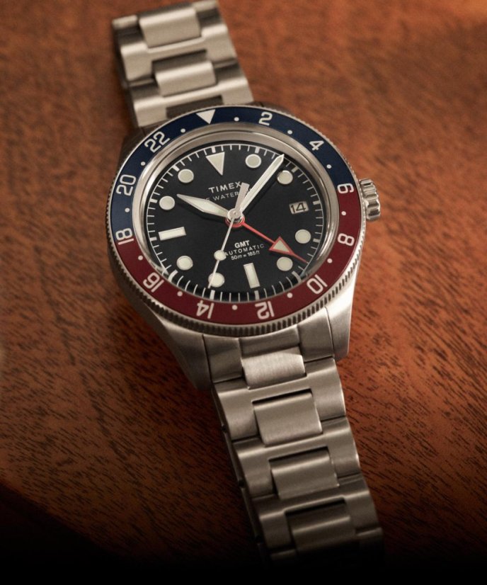Timex Waterbury Heritage Automatic GMT TW2Y60600UK