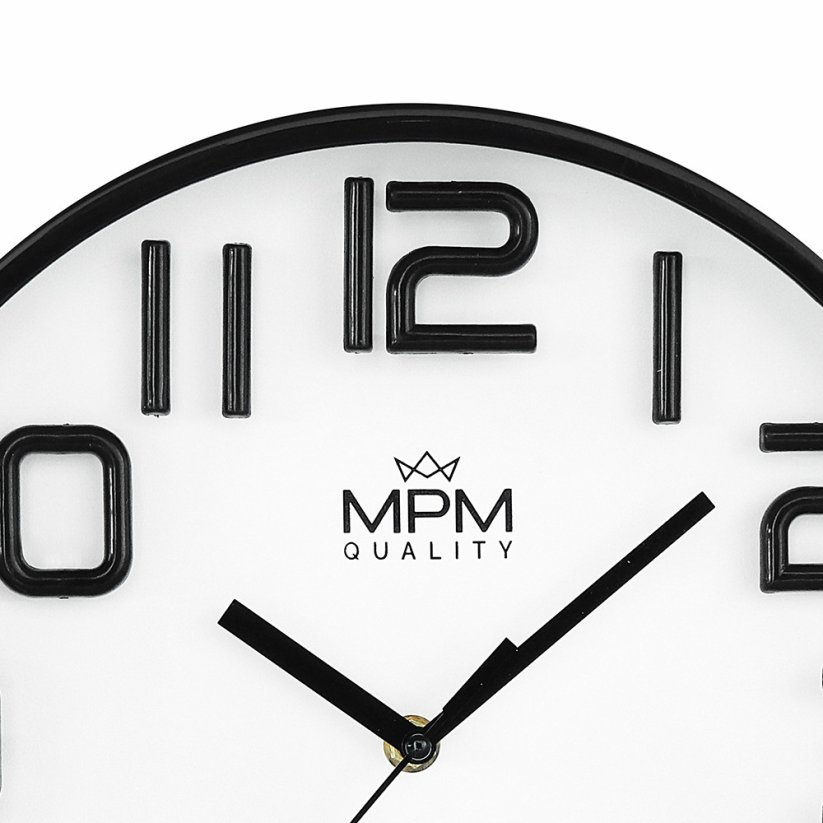 Nástěnné hodiny s tichým chodem MPM E01.4232.9000