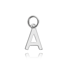MINET Stříbrný přívěs drobné písmeno "A"