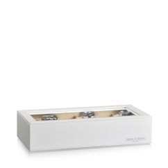Kazeta na hodinky HEISSE & SÖHNE 70019-123.42 HS Mirage XL - horní modul pro 12 hodinek - Creme