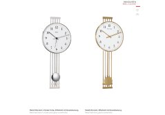 Dizajnové kyvadlové hodiny 70981-002200 Hermle 57cm