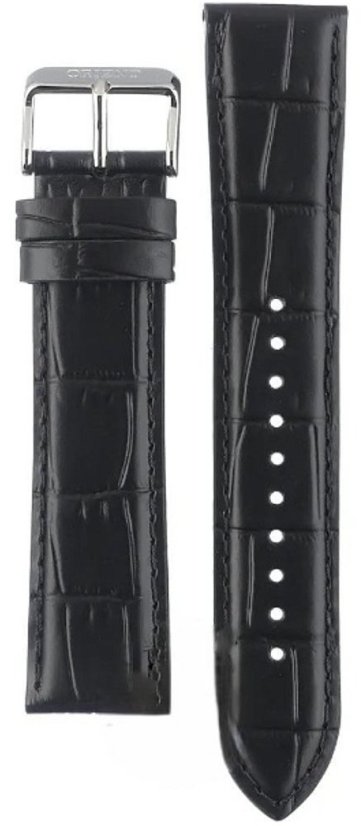 Kožený řemínek Orient UL00A012J0 22mm (pro model RA-AA0C, RA-AC0F, RA-KV04), černý