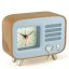 Drevený analógový budík bluetooth Retro alarm + sound - C01.3950.51