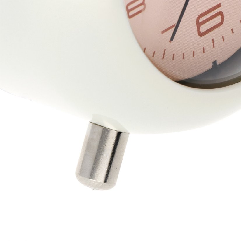 Designový kovový budík s klasickým mechanickým zvoněním MPM Kitty - A - C01.4433.23