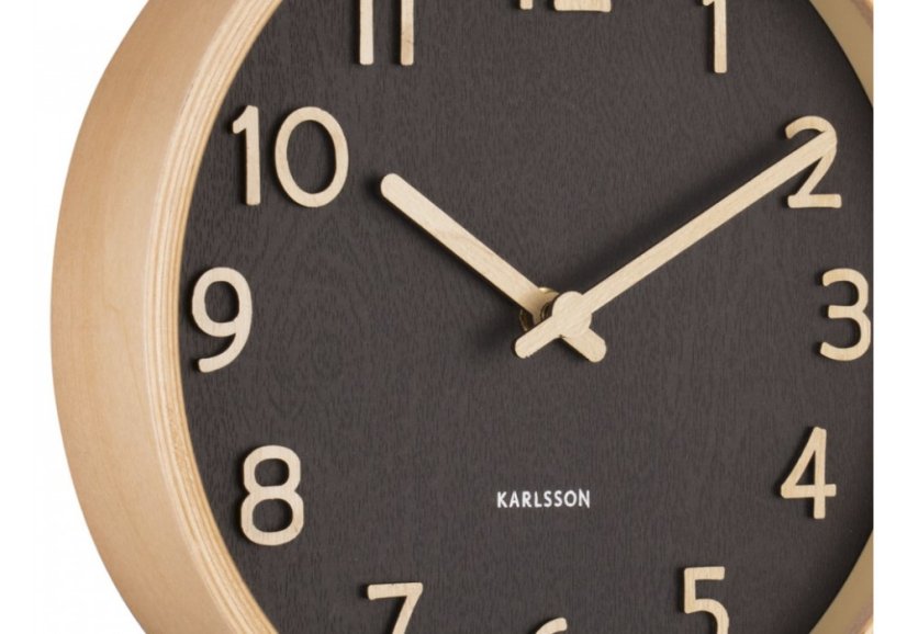 Dizajnové nástenné hodiny 5851BK Karlsson 22cm