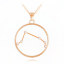 Rose gold náhrdelník MINET Stars BERAN Czech Crystal JMAS9504RN45