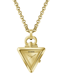 Guess Fame hodinkový náhrdelník GW1140G2