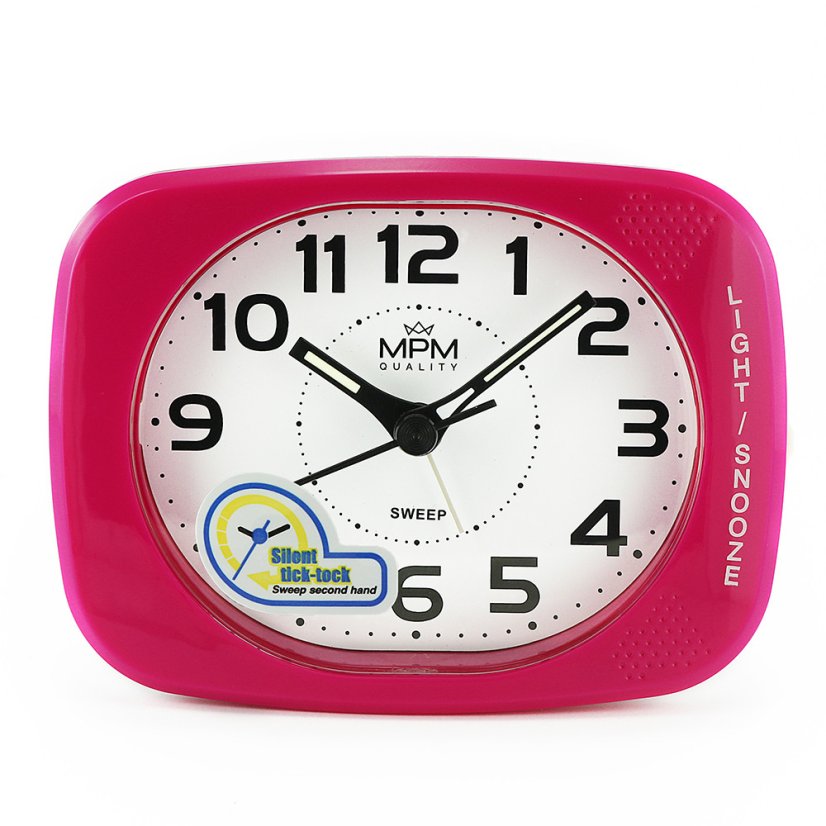 Budík s tichým chodem MPM C01.3254.23