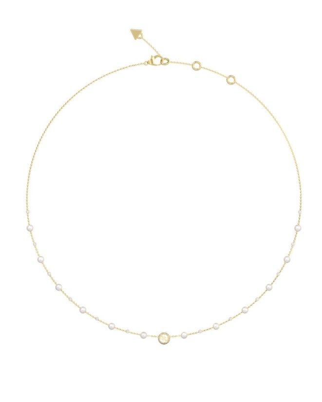 Guess Tiny Pearly náhrdelník JUBN05515JWYGT/U Guess Tiny Pearly náhrdelník JUBN05515JWYGT/U