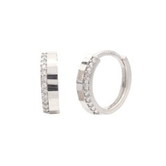 Zlaté náušnice z bieleho zlata OT46677W (585/1000) 1.5 g