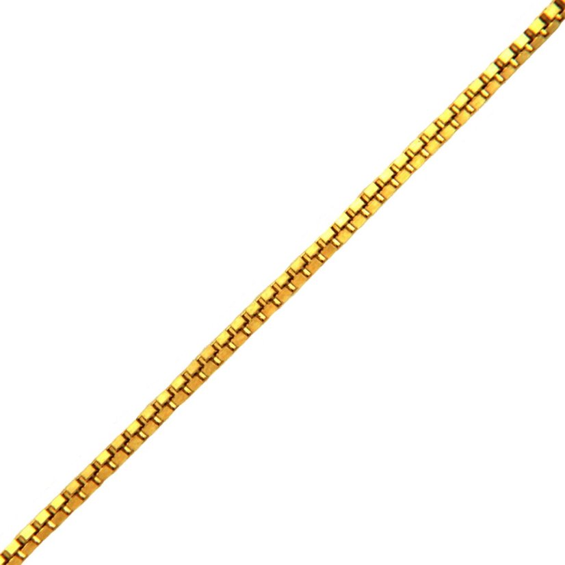 Zlatá retiazka VENEZIA BOX/050, veľ. 19, 0.7 g (585/1000)