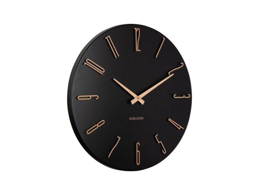 Dizajnové nástenné hodiny 6072BK Karlsson 40cm