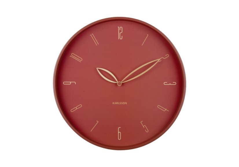 Dizajnové nástenné hodiny 6012RD Karlsson 40cm