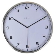 Dizajnové nástenné hodiny 3080wi Nextime Company number 35cm