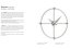 Dizajnové nástenné hodiny I205M IncantesimoDesign 66cm
