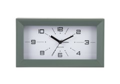Dizajnové stolné hodiny s budíkom 6066GR Karlsson 20cm