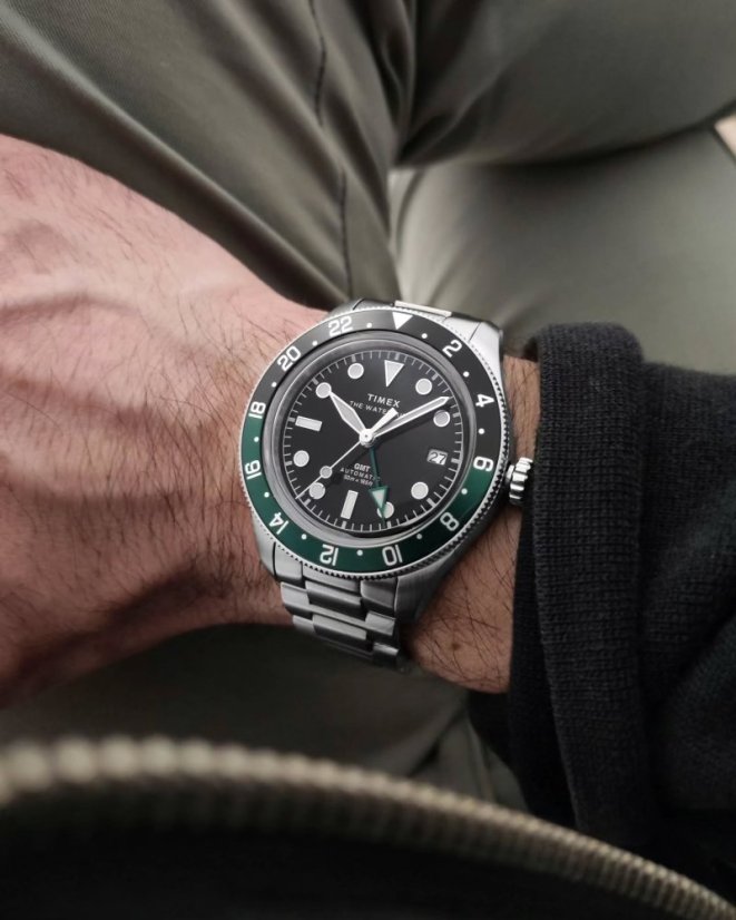 Timex Waterbury Heritage Automatic GMT TW2Y60800UK