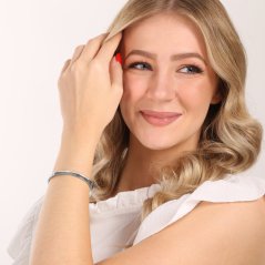 Pevný ocelový náramek JVD SSSB0057XI8BIXL