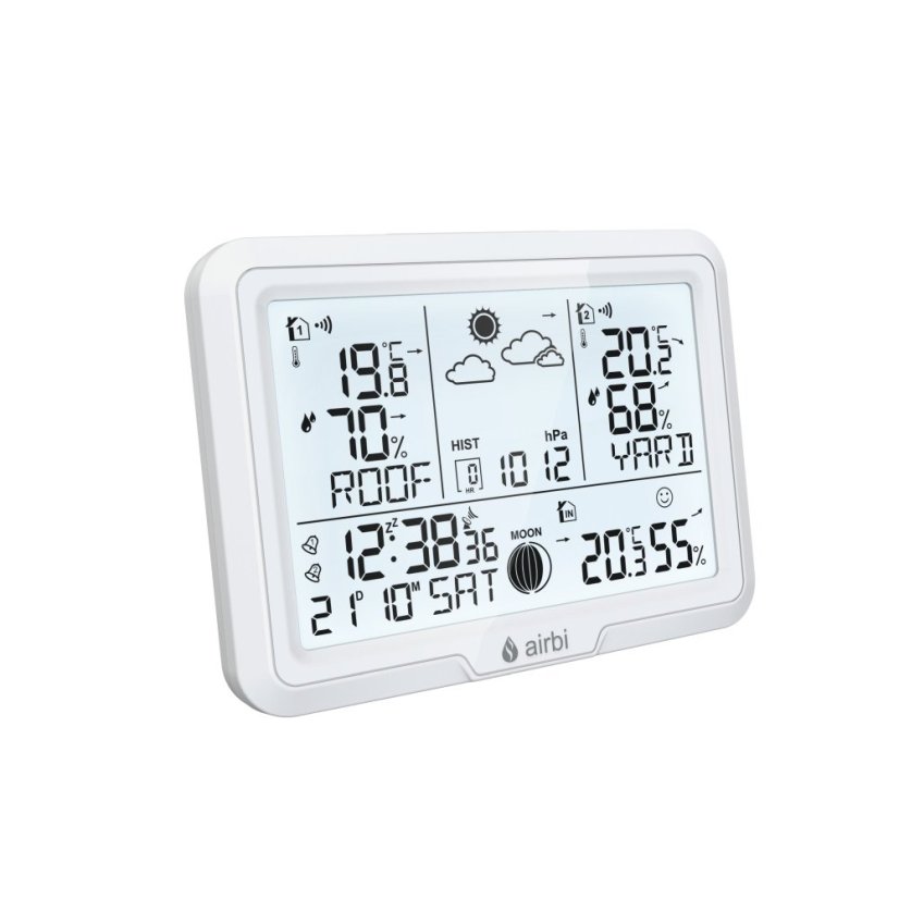 Airbi DUO - meteostanica s 2 bezdrôtovými čidlami