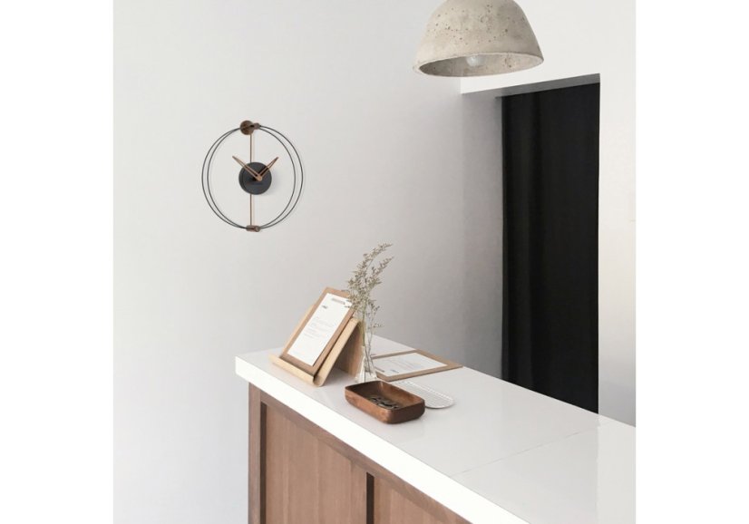 Designové nástěnné hodiny Nomon NANO BK 31cm