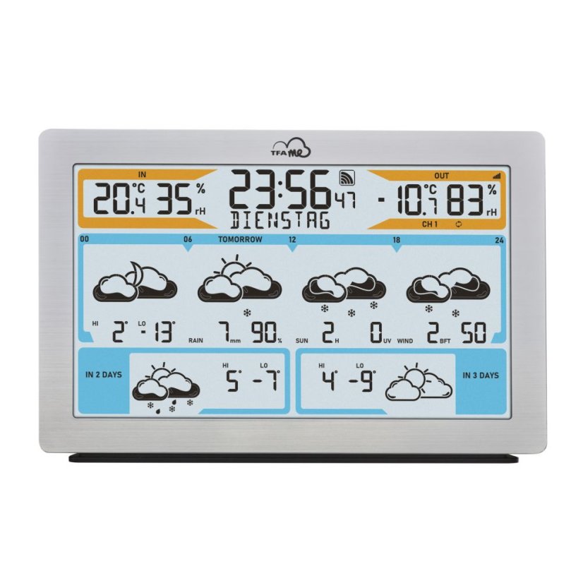 TFA 35.8100.54 - Bezdrôtová WiFi meteostanica TFA.me ID-02