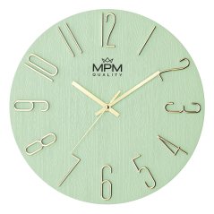 Nástenné hodiny s tichým chodom MPM Primera - B - E01.4302.40