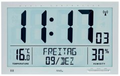 Digitální rádiem řízené hodiny AMS 5888