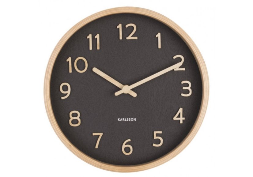 Dizajnové nástenné hodiny 5851BK Karlsson 22cm